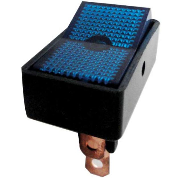 Picture of ROCKER ON/OFF ILLUM SWITCH BLUE 12.5MM